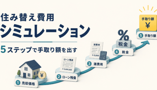 住み替え費用シミュレーション｜手取り額を自分で出す5ステップ