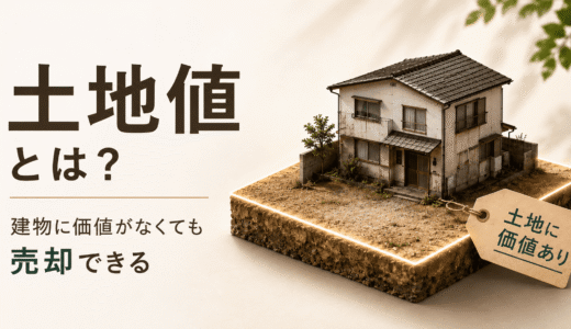 土地値とは？建物に価値がなくても損せず売却する方法