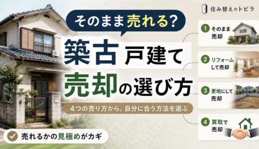 築古戸建ての売却｜売れるかを見極めて、4つの売り方から選ぶ