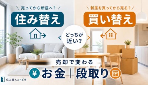 住み替えと買い替えの違いは？売却で変わるお金と段取り