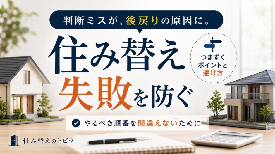 住み替えでよくある失敗と原因・避け方を解説