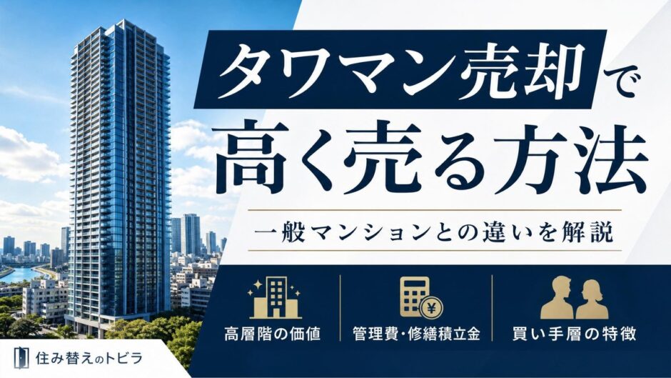 タワマン売却で高く売る方法｜違いと売り時