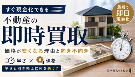 不動産の即時買取とは？価格が安くなる理由と向き不向き