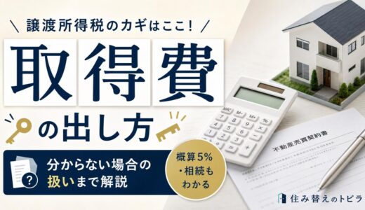 不動産の取得費の計算方法｜減価償却・5%概算・相続まで