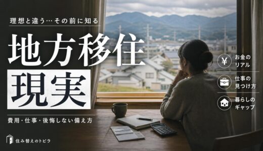 地方移住の現実｜費用・仕事・後悔しない備え方
