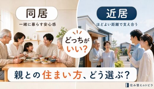 親との同居と近居はどっちがいい？違い・費用・住まいの選び方