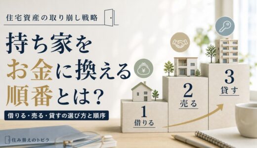 住宅資産の取り崩し戦略｜借りる・売る・貸すの選び方と順序