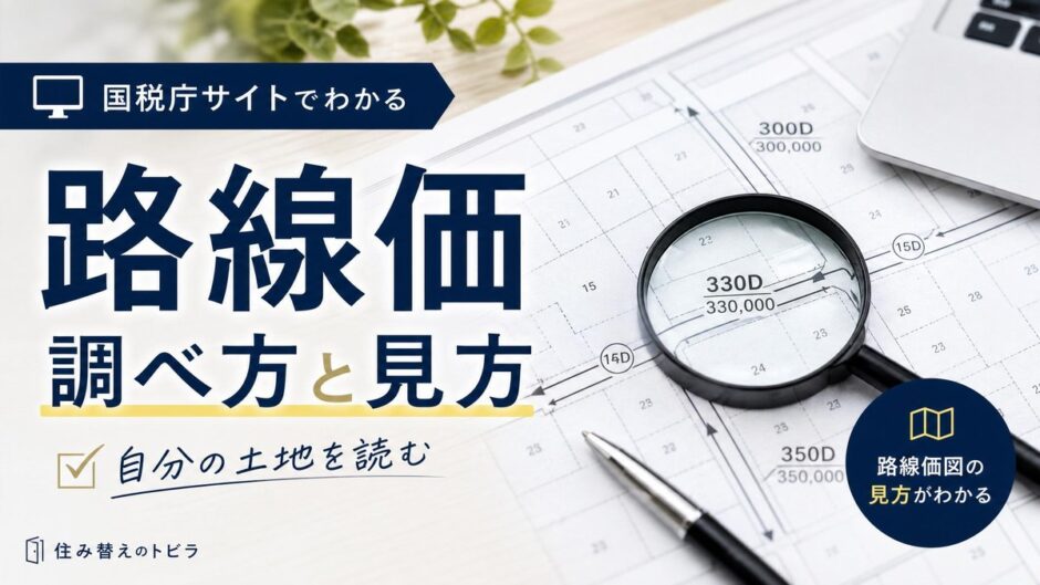 路線価の調べ方と見方｜国税庁サイトで自分の土地を読む