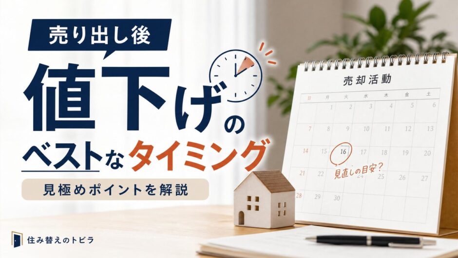 不動産売却の値下げタイミングはいつ？幅と下げ方の目安