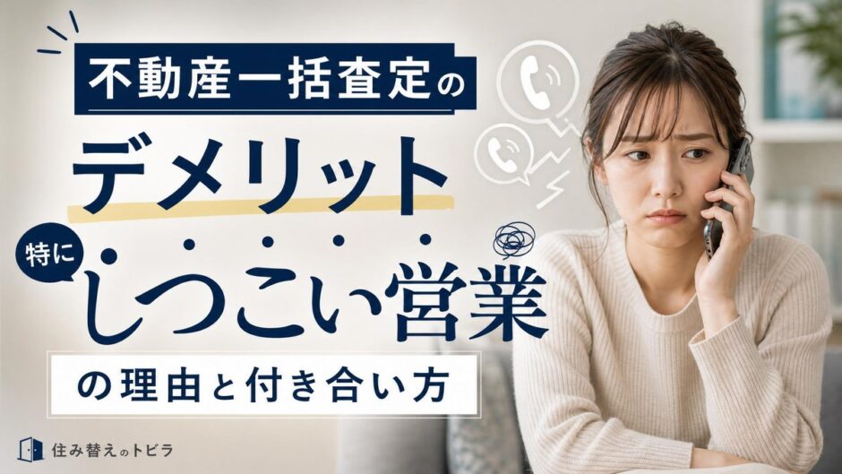 不動産一括査定のデメリットは？しつこい営業電話の理由も解説