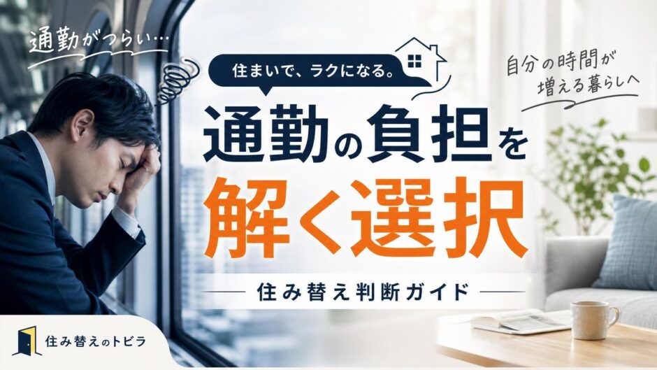 通勤が遠くてつらい人の住み替え判断ガイド