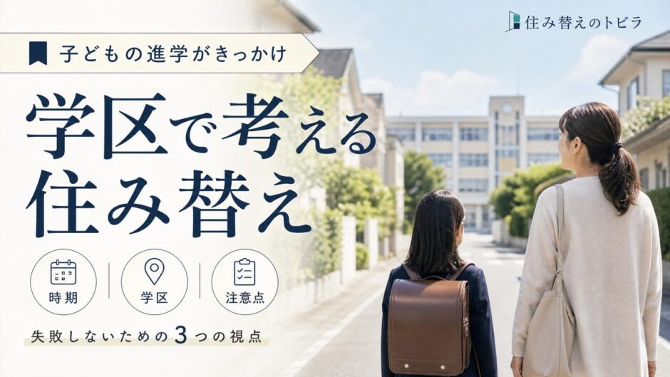 子供の進学で学区へ住み替え｜調べ方・時期・注意点