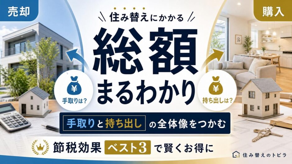 住み替え費用はいくら？売却・購入の総額と節税効果ベスト3を解説