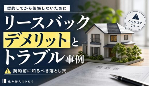 リースバックのデメリットとトラブル事例｜後悔しない契約前チェック