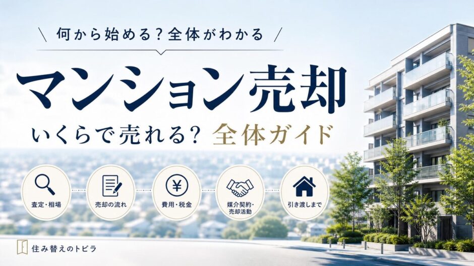 マンション売却｜今いくらで売れる？流れ・費用・査定の全体ガイド