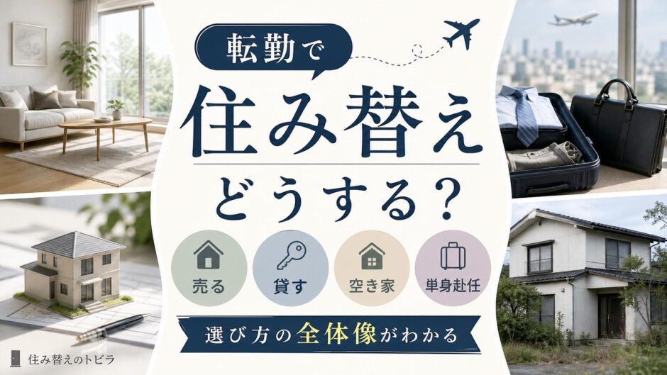 転勤で住み替えるときどうする？売る・貸す・空き家・単身赴任の選び方