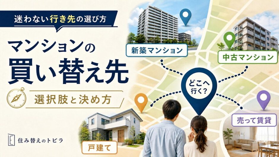 マンションの買い替え先｜選択肢と後悔しない決め方