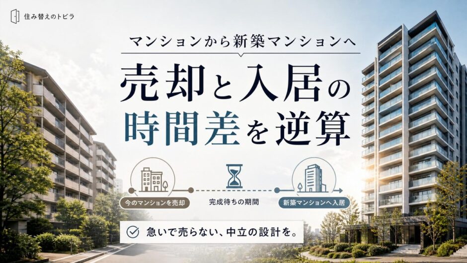 マンションから新築マンションに買い替え｜資金と段取り