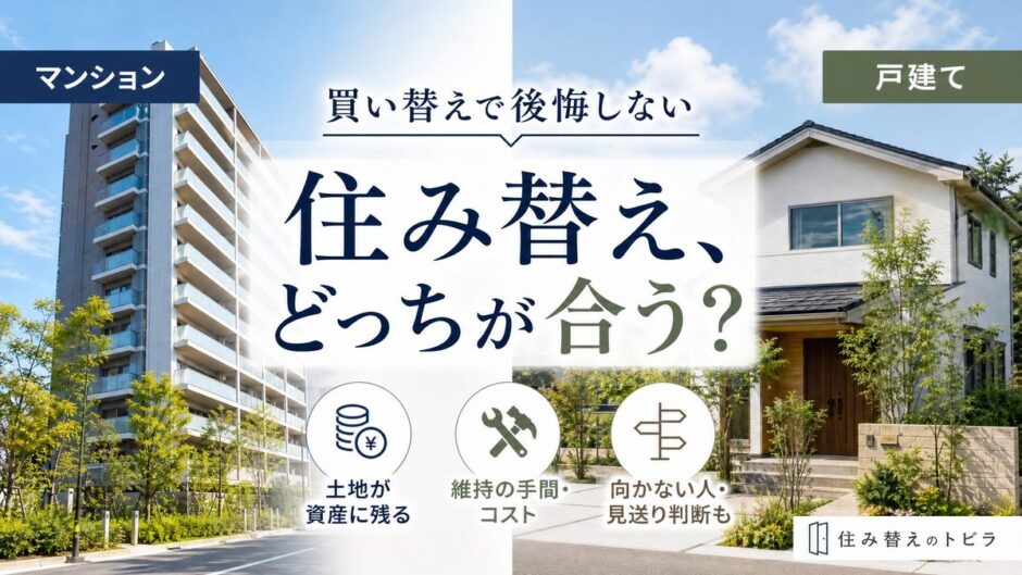 マンションから戸建てに買い替え｜後悔しない進め方