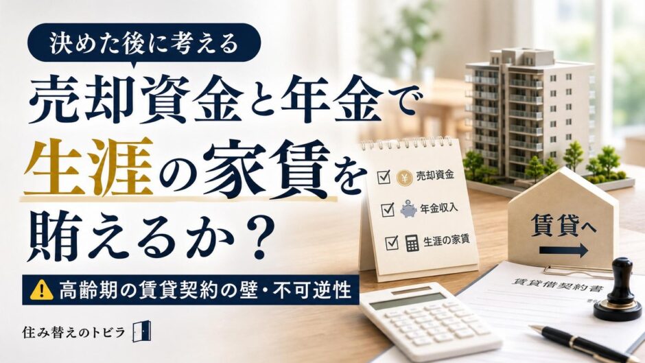 マンションを売って賃貸へ｜後悔しないための資金設計と段取り