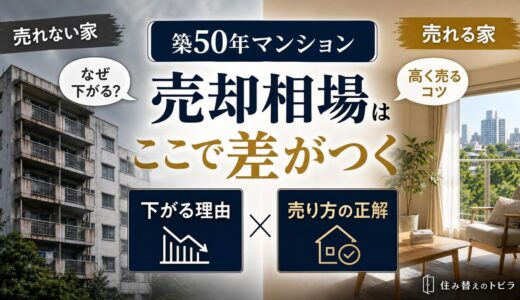 築50年マンションの売却相場は？下がる理由と売り方