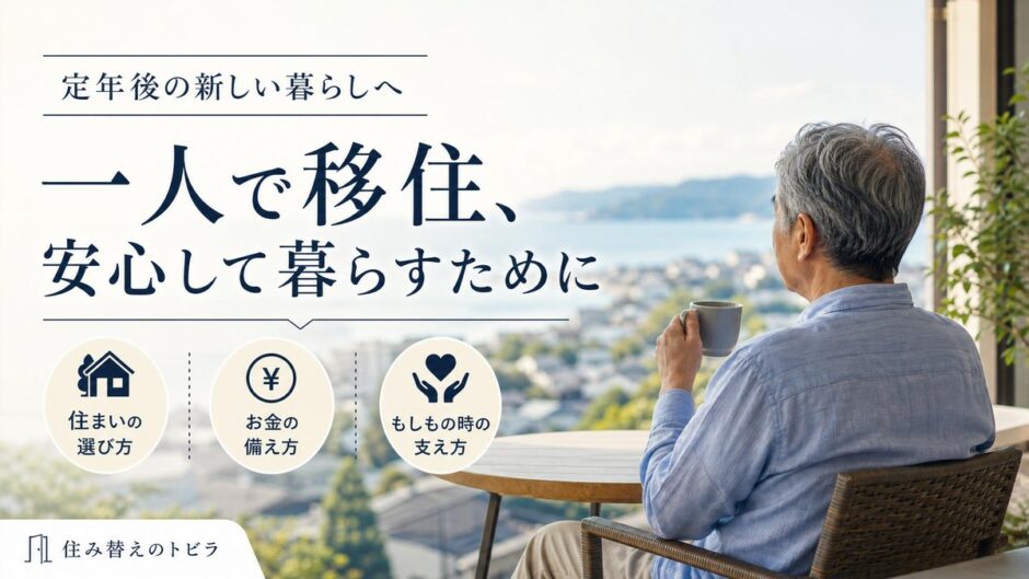 定年後に一人で移住する｜単身シニアの住まい・お金・もしもの備え