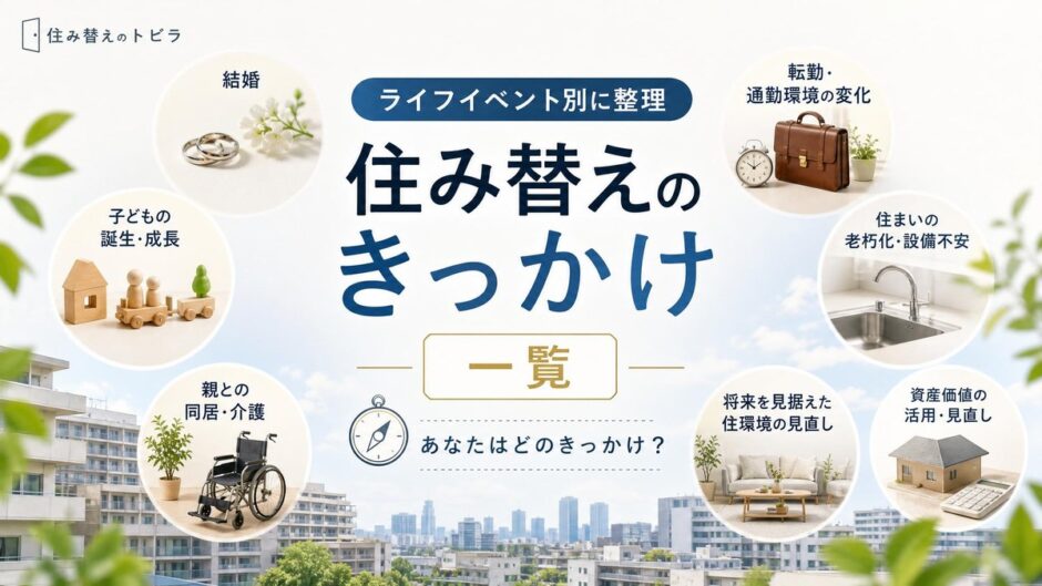 マンション住み替えのきっかけ一覧｜ライフイベント別に整理