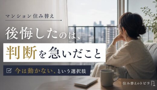 マンション住み替えの後悔｜原因と防ぐ事前チェック