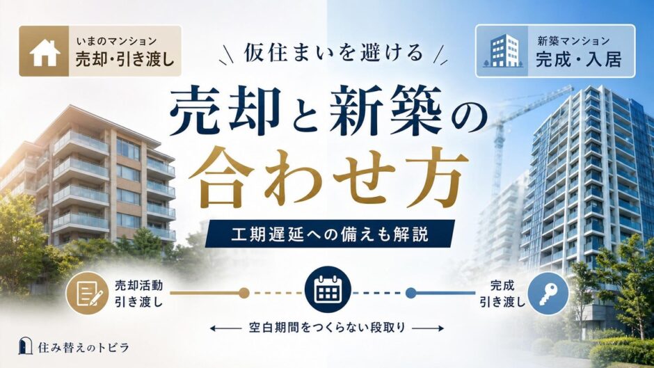 新築マンション買い替えのタイミング｜仮住まいを避ける段取り