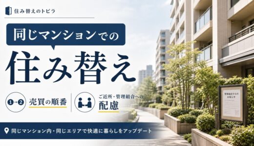 同じマンションでの住み替えの進め方｜順番とご近所配慮
