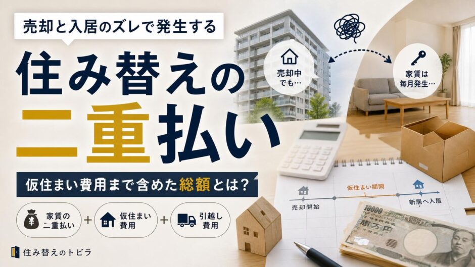 マンションから賃貸への住み替え 初期費用と二重払いの総額