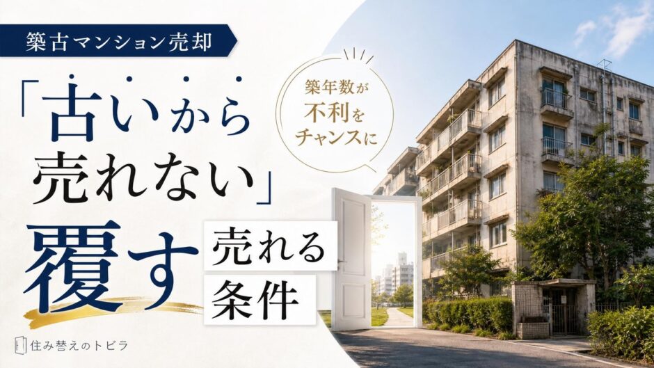 築古マンション売却｜「古いから売れない」を覆す売れる条件