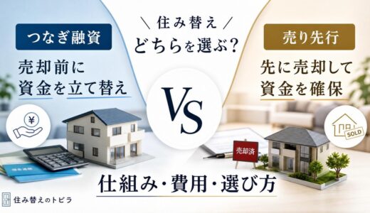 住み替えのつなぎ融資とは？仕組みと費用、売り先行との選び方