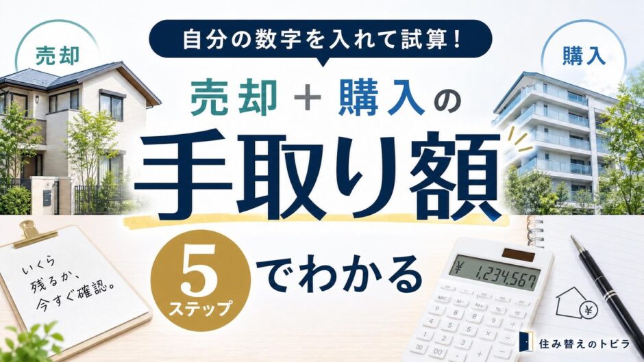 住み替え費用シミュレーション｜手取り額を自分で出す5ステップ