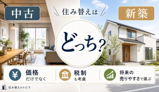 住み替えは中古・新築どっち？価格・税制・将来の売りやすさで選ぶ