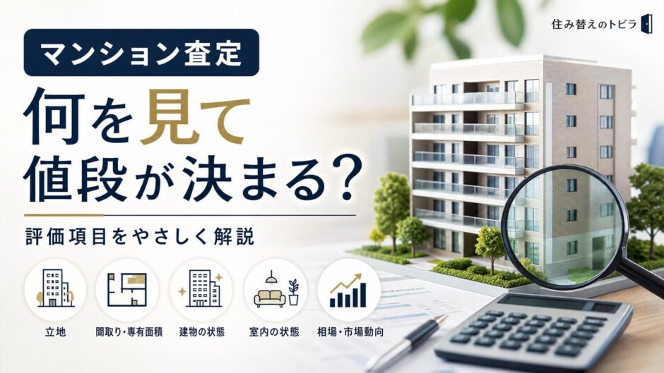 マンション査定の項目と査定額の決まり方｜部屋別の評価を知る