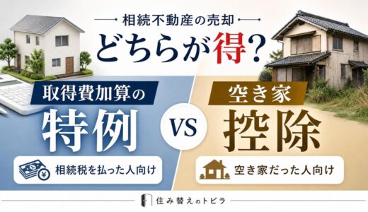 取得費加算の特例は使えるか 空き家控除とどちらが得か