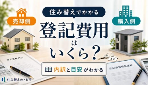 不動産の登記費用はいくら？住み替えの売却・購入でかかる内訳と目安