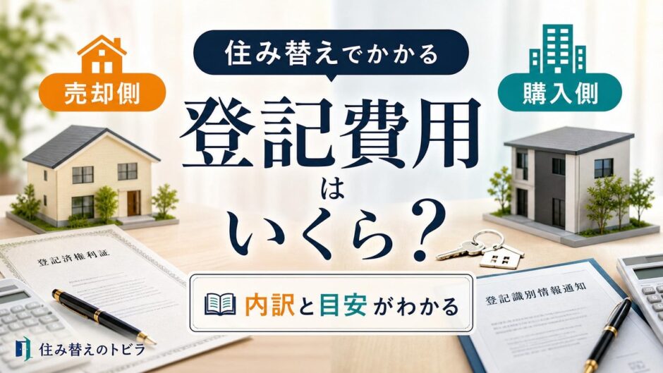 不動産の登記費用はいくら？住み替えの売却・購入でかかる内訳と目安