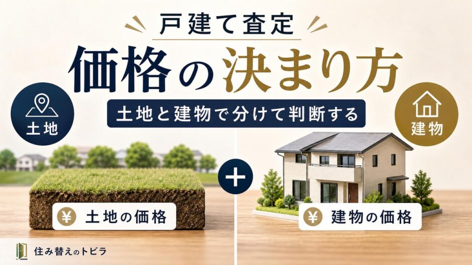 戸建て査定の決まり方｜土地と建物を分けて価格を判断する