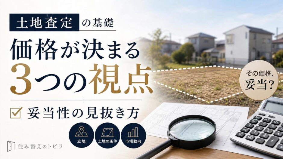 土地査定の基礎｜査定額が決まる3つの視点と妥当性の見抜き方