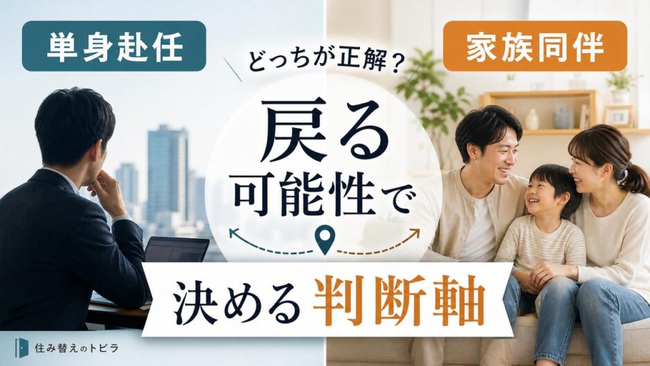 単身赴任と家族同伴、どっちを選ぶ？戻る可能性で決める判断軸