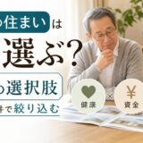 老後の住まいはどう選ぶ？4つの選択肢と健康・資金・家族で絞る方法