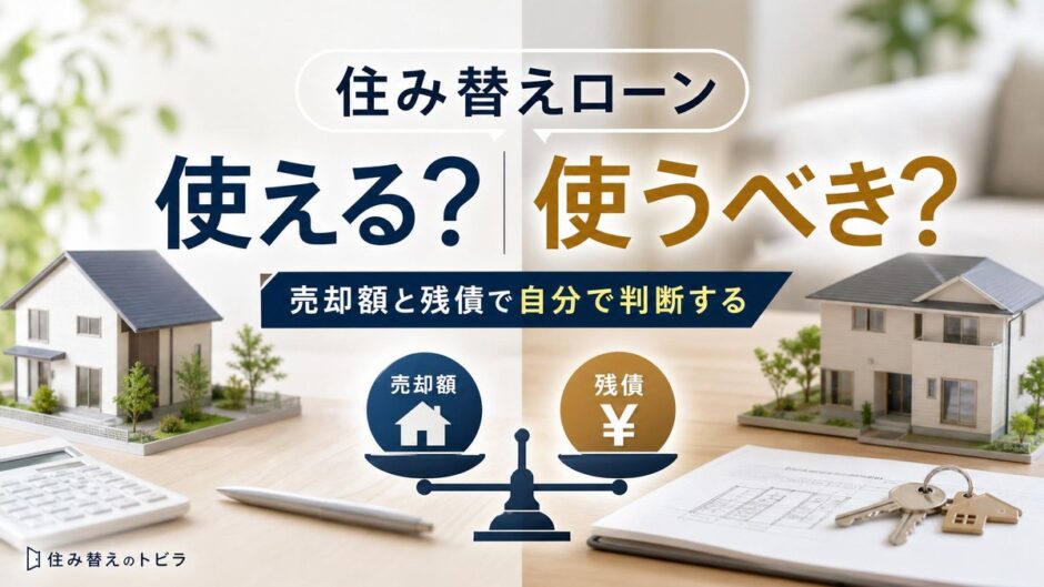 住み替えローンは使えるか・使うべきか｜売却額と残債で自分で判断する