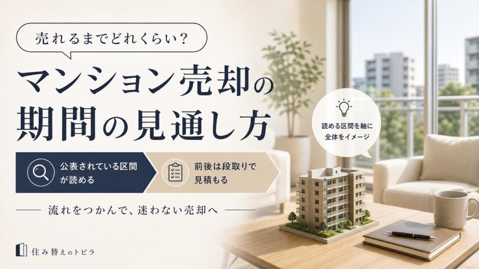 マンション売却の期間は平均82.5日｜レインズ登録から成約までと前後の流れ