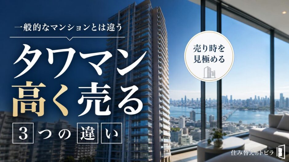 タワマン売却で高く売る方法｜違いと売り時