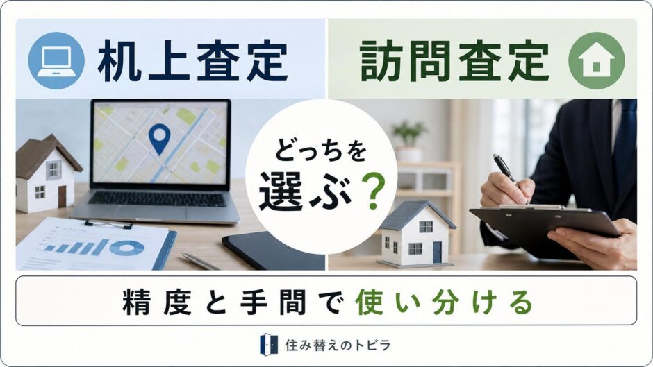 机上査定と訪問査定の違いは？選び方と使い分けを解説