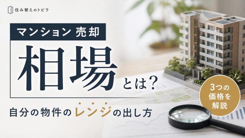 マンション売却相場とは｜3つの価格と調べ方・レンジの当て方