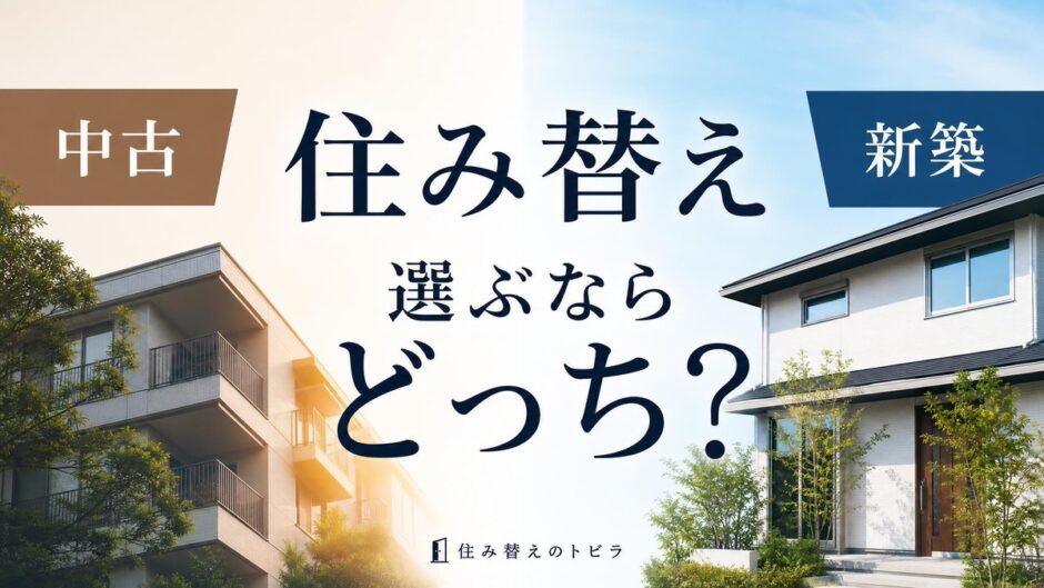 住み替えは中古・新築どっち？価格・税制・将来の売りやすさで選ぶ