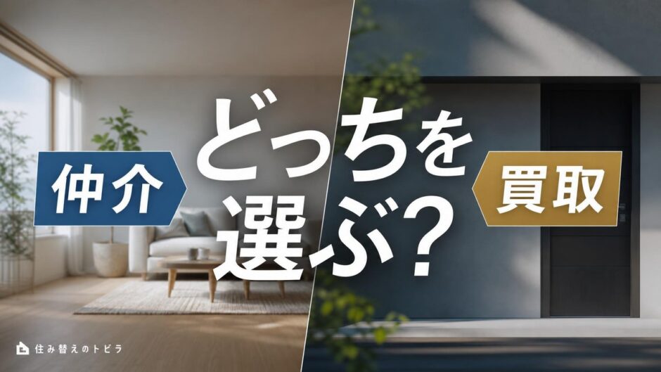 仲介と買取どっちを選ぶ？不動産の売り方の違いを価格・早さ・確実性で比較
